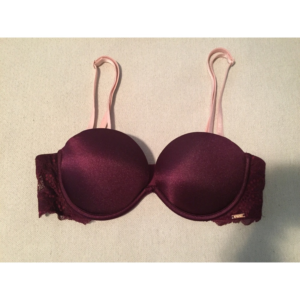 PINK Date Plunge Push Up Bra Victoria’s Secret 32B